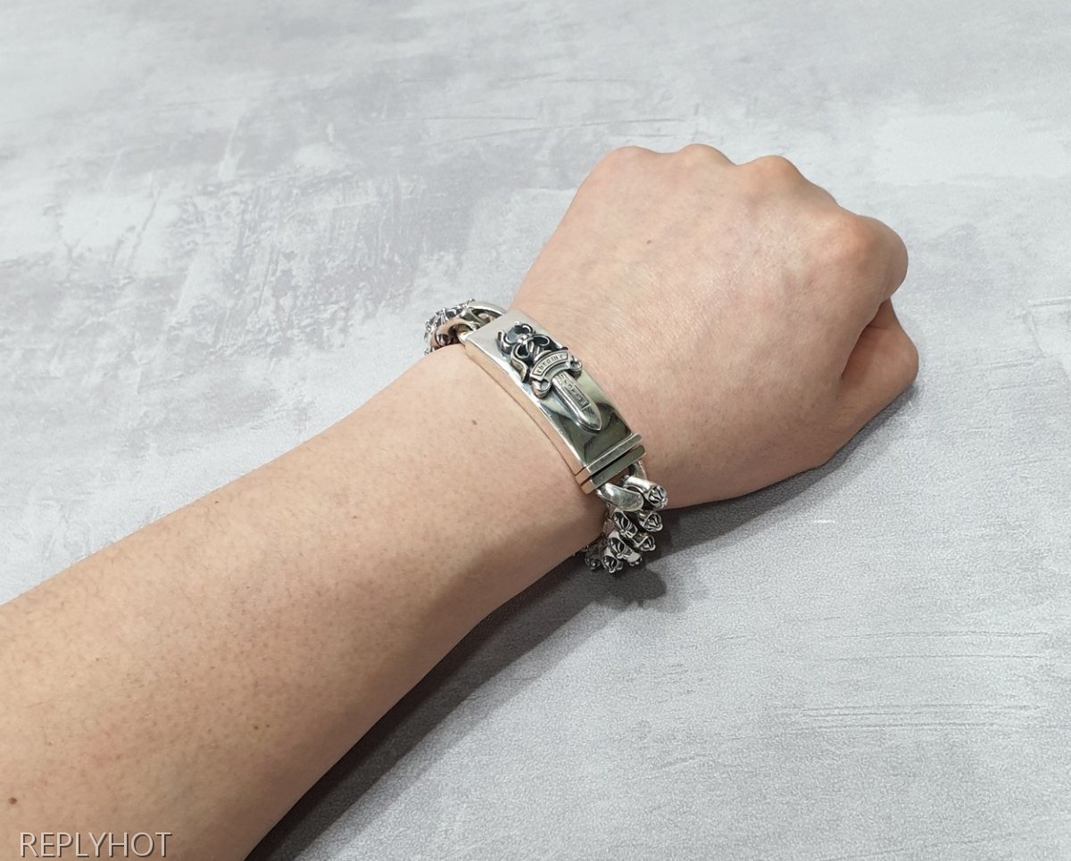 크롬하츠 대거체인 925실버 팔찌