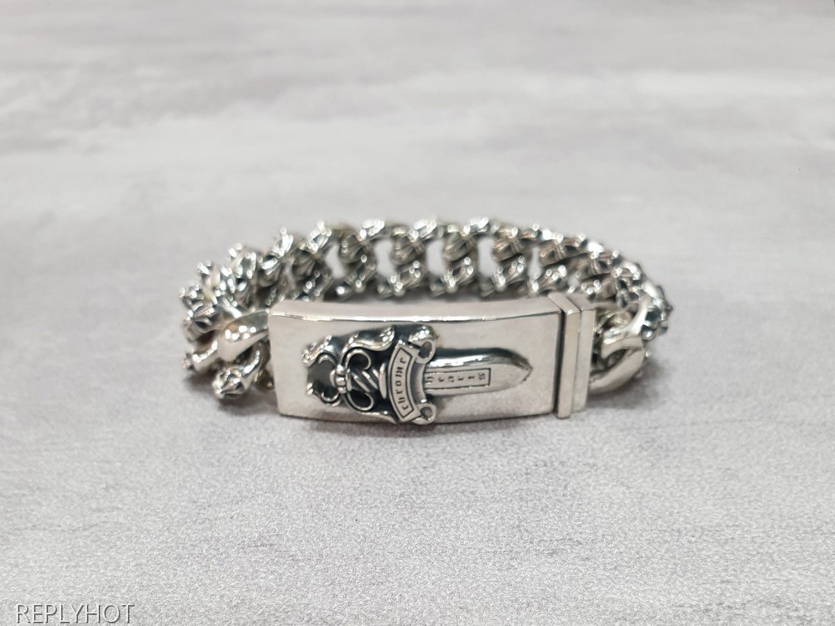 크롬하츠 대거체인 925실버 팔찌