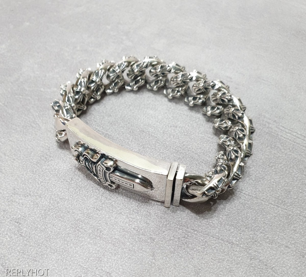 크롬하츠 대거체인 925실버 팔찌