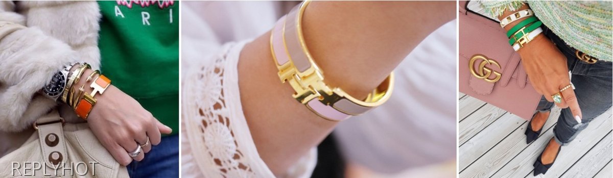 에르메스 클릭아슈S 팔찌