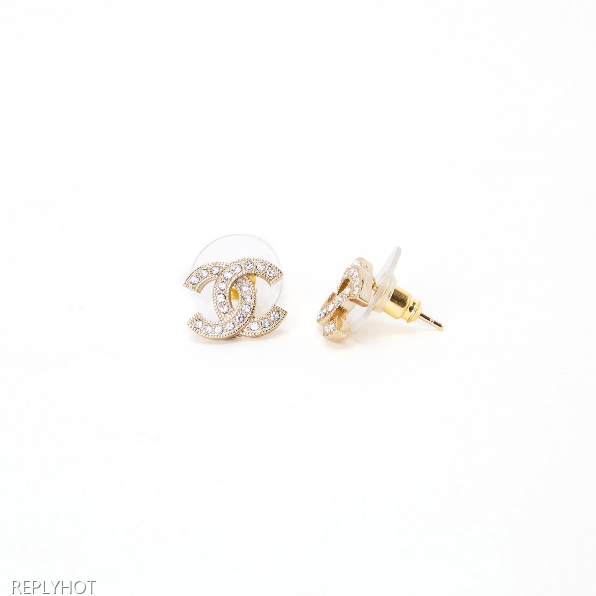샤넬 CC로고귀걸이(금장)