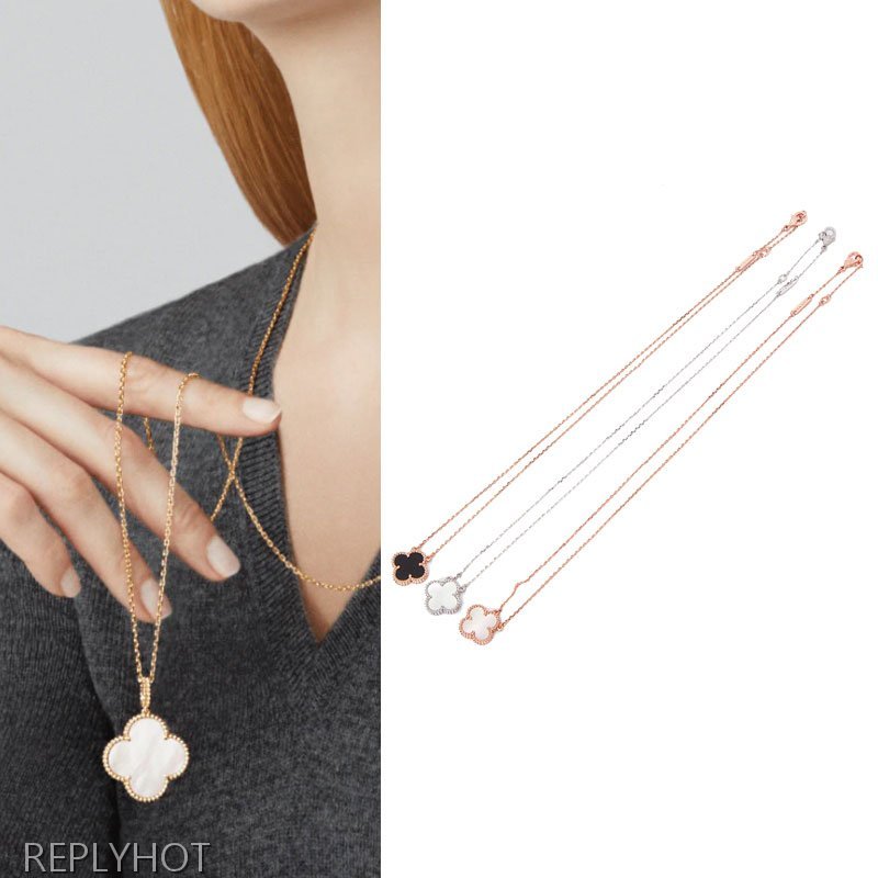 반클리프 알함브라 롱네크리스 목걸이(3color)