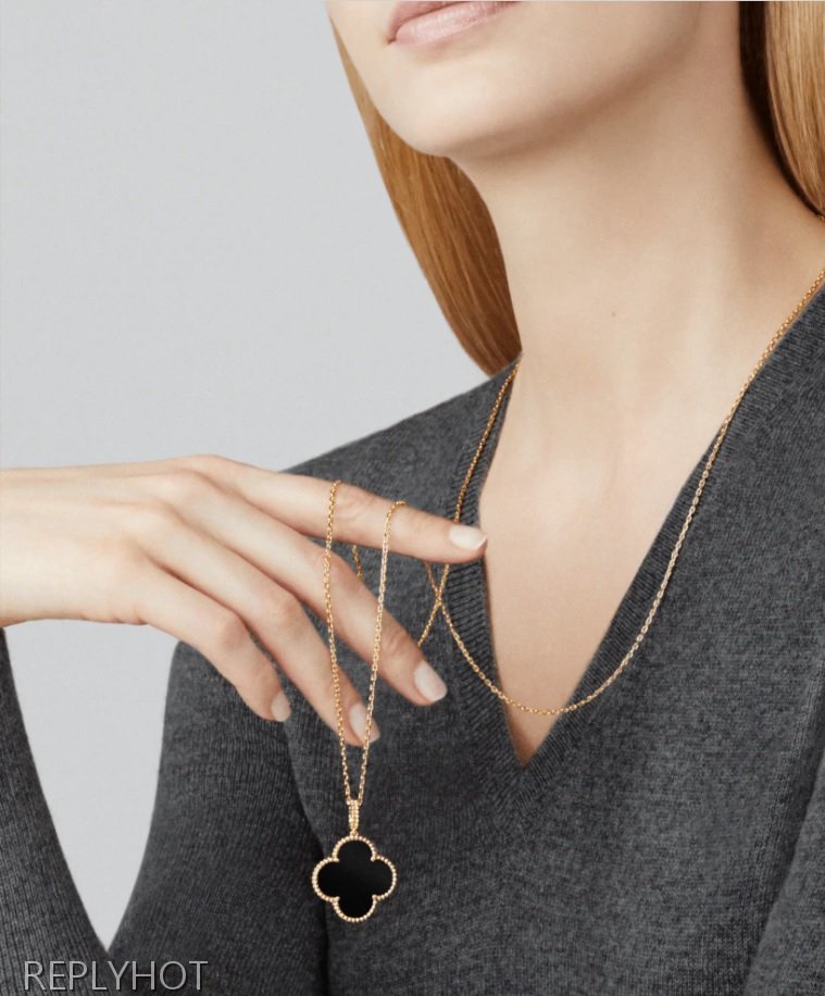 반클리프 알함브라 롱네크리스 목걸이(3color)