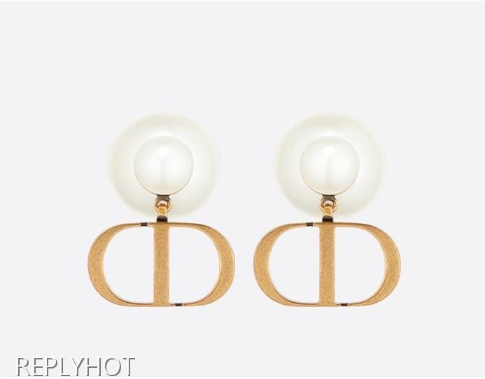 디올 로고 TRIBALES귀걸이