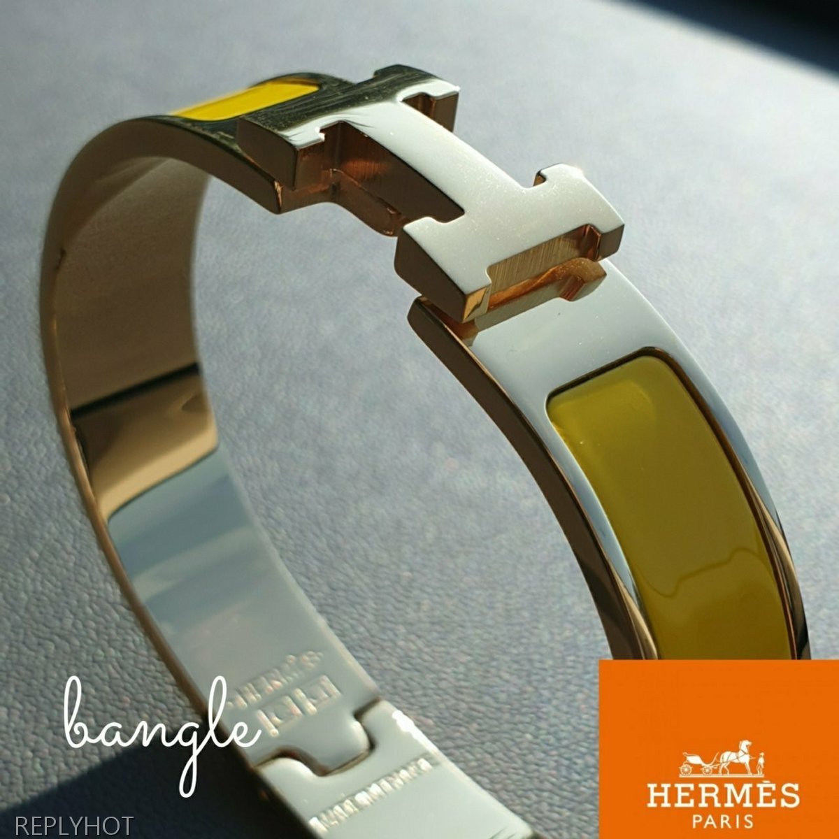 까르띠에 클릭아슈 뱅글 팔찌 엘로우 여성용