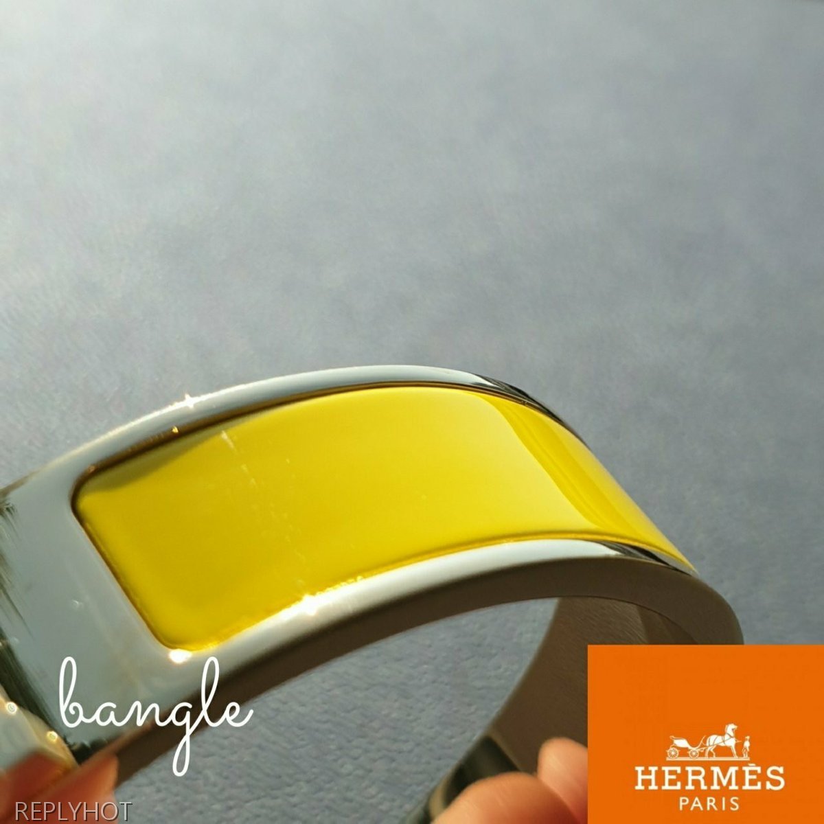 까르띠에 클릭아슈 뱅글 팔찌 엘로우 여성용