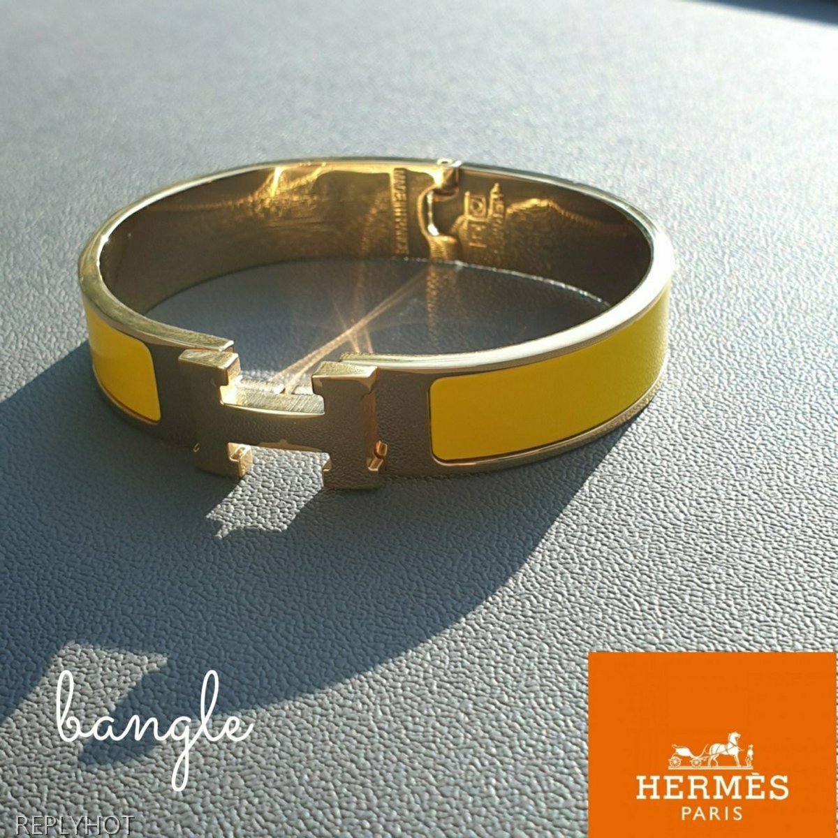 까르띠에 클릭아슈 뱅글 팔찌 엘로우 여성용