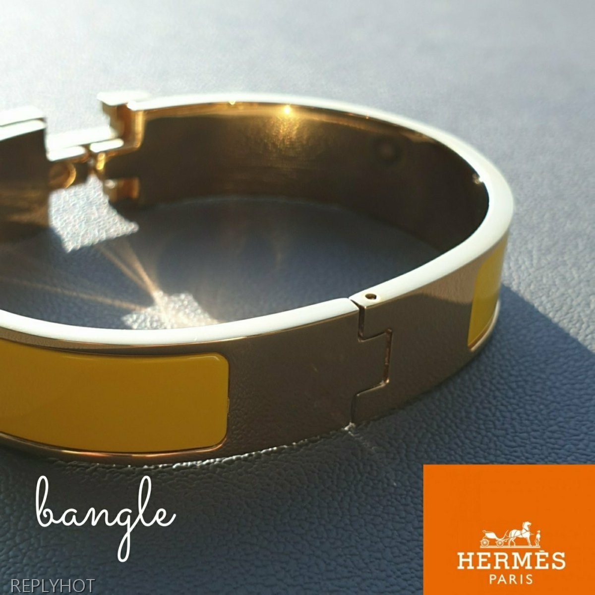 까르띠에 클릭아슈 뱅글 팔찌 엘로우 여성용