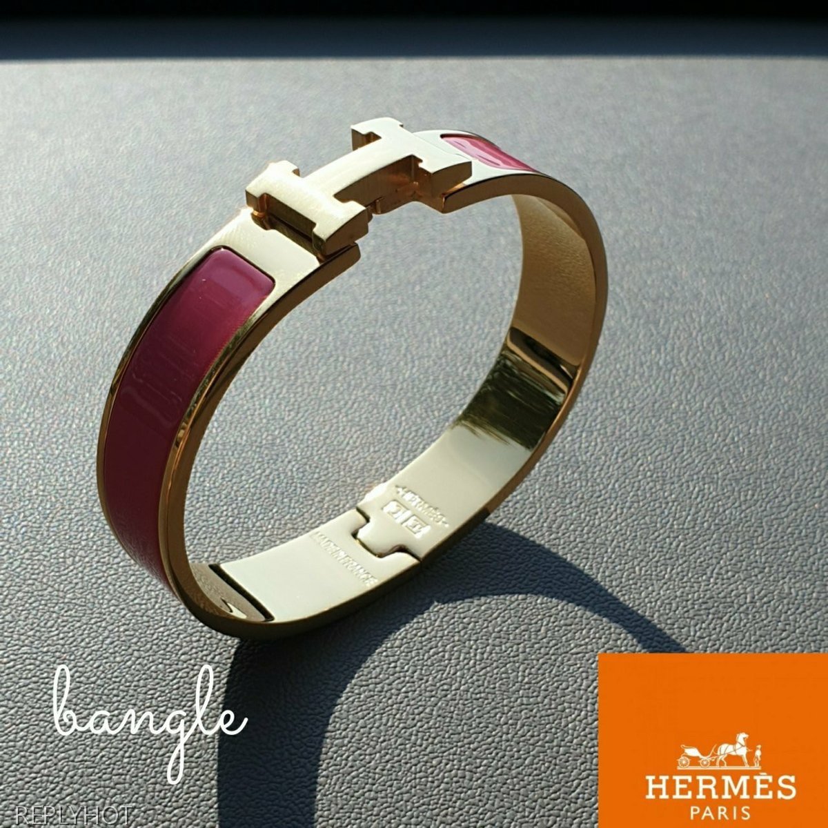 까르띠에 클릭아슈 뱅글 팔찌 핫핑크 여성용