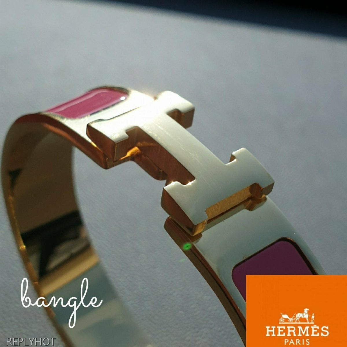 까르띠에 클릭아슈 뱅글 팔찌 핫핑크 여성용