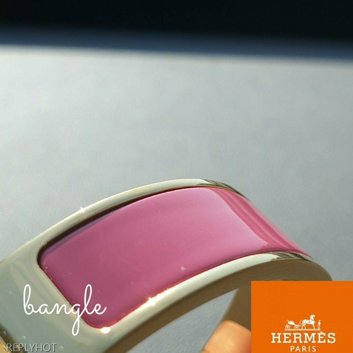 까르띠에 클릭아슈 뱅글 팔찌 핫핑크 여성용