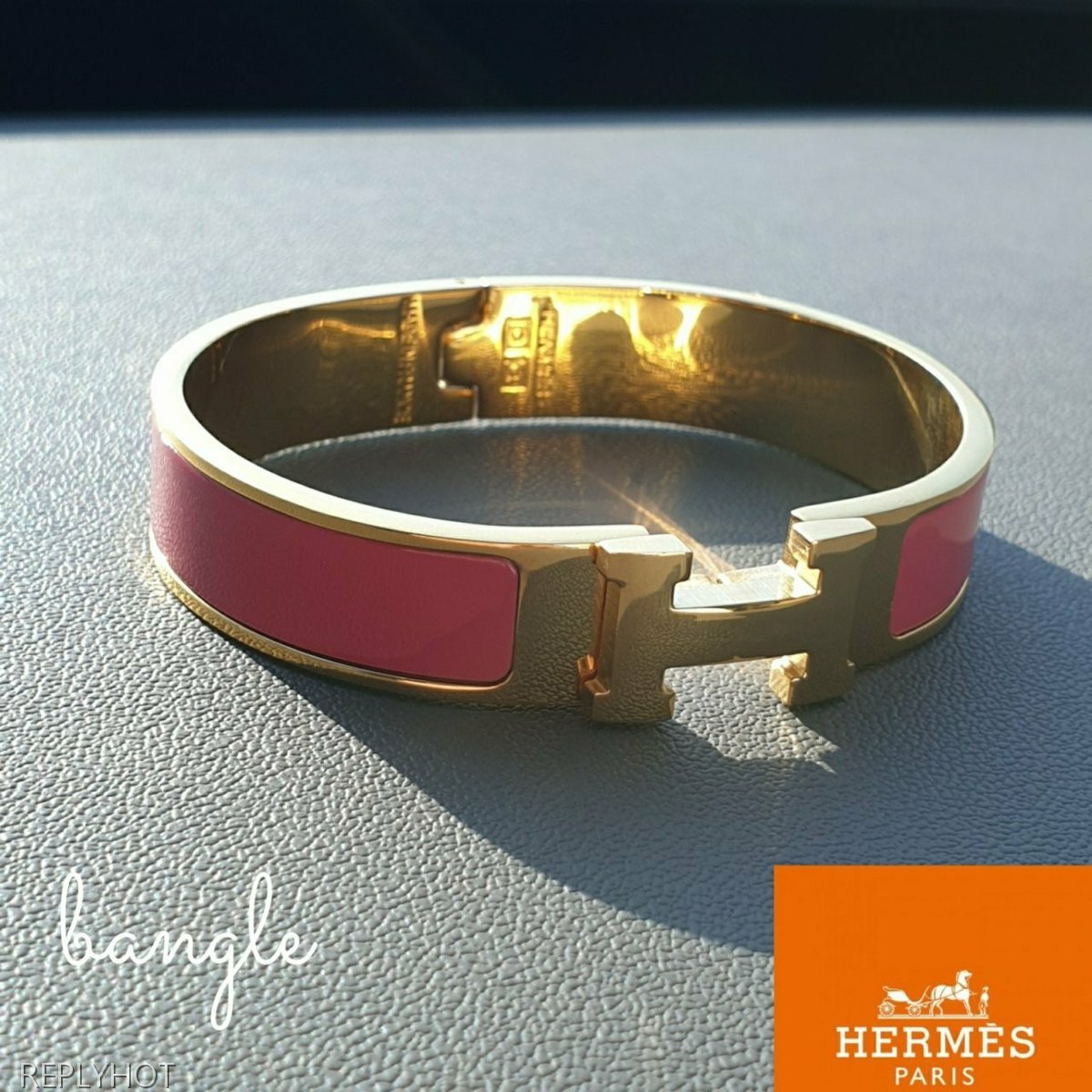 까르띠에 클릭아슈 뱅글 팔찌 핫핑크 여성용