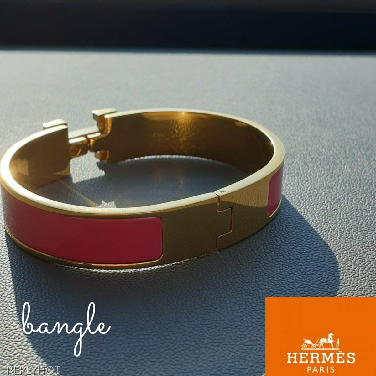 까르띠에 클릭아슈 뱅글 팔찌 핫핑크 여성용