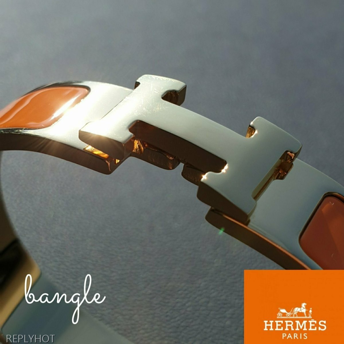 까르띠에 클릭아슈 뱅글 팔찌 오렌지 여성용