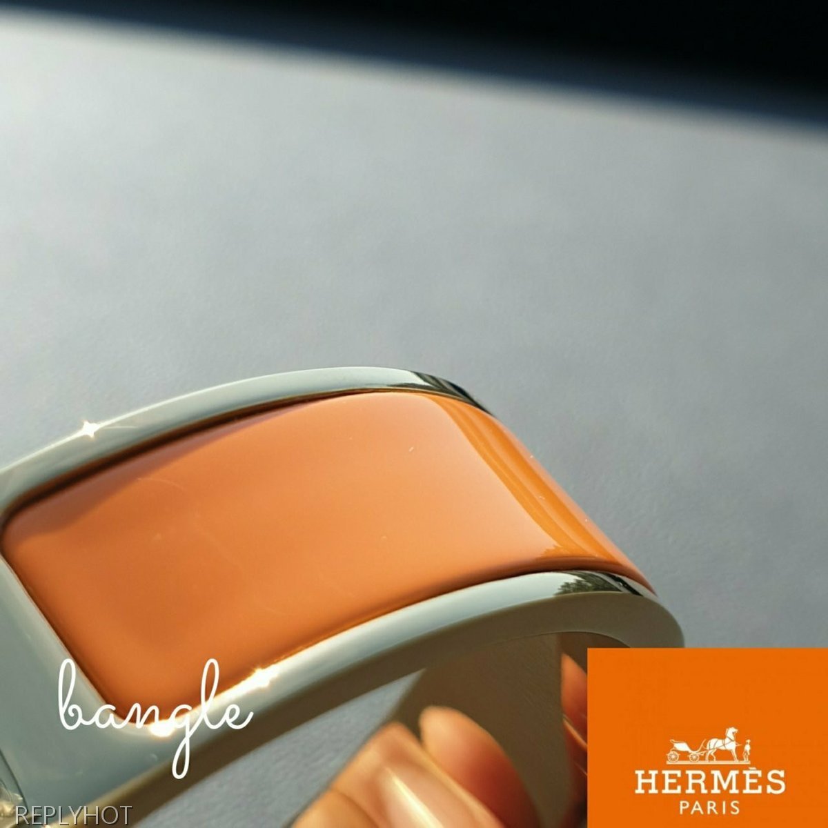 까르띠에 클릭아슈 뱅글 팔찌 오렌지 여성용