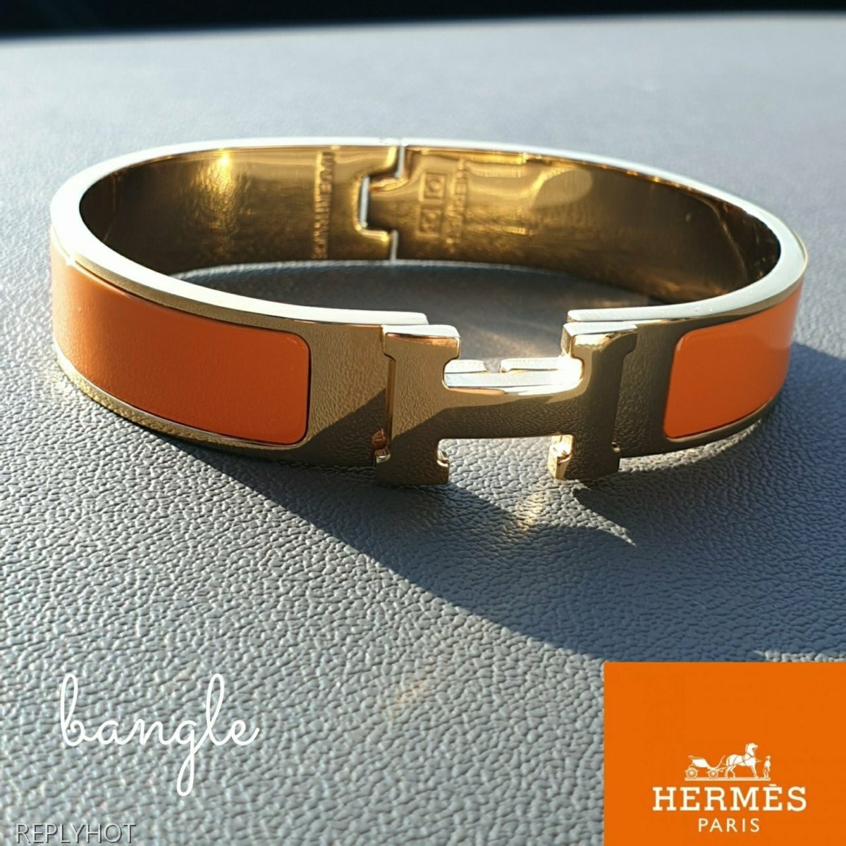 까르띠에 클릭아슈 뱅글 팔찌 오렌지 여성용