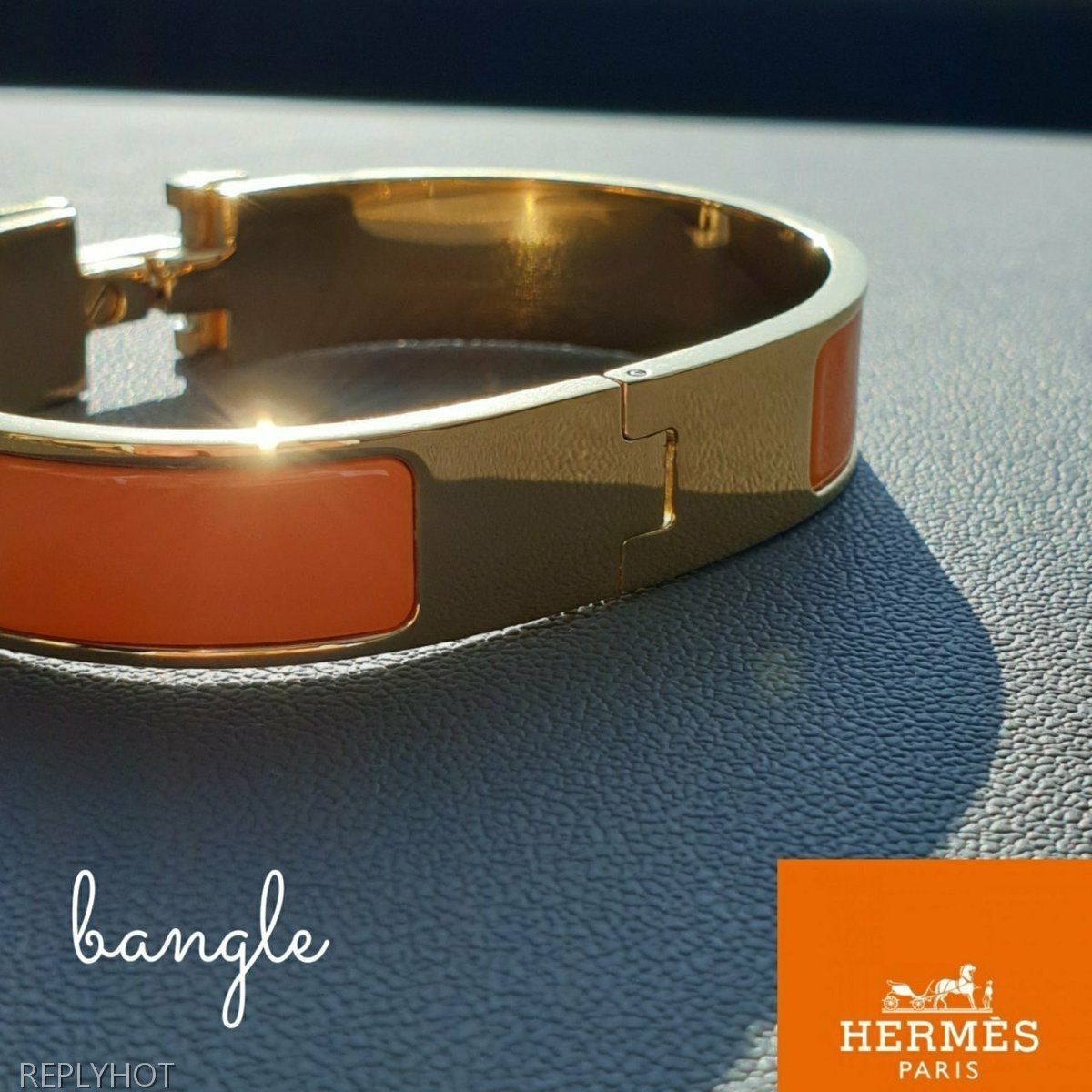 까르띠에 클릭아슈 뱅글 팔찌 오렌지 여성용