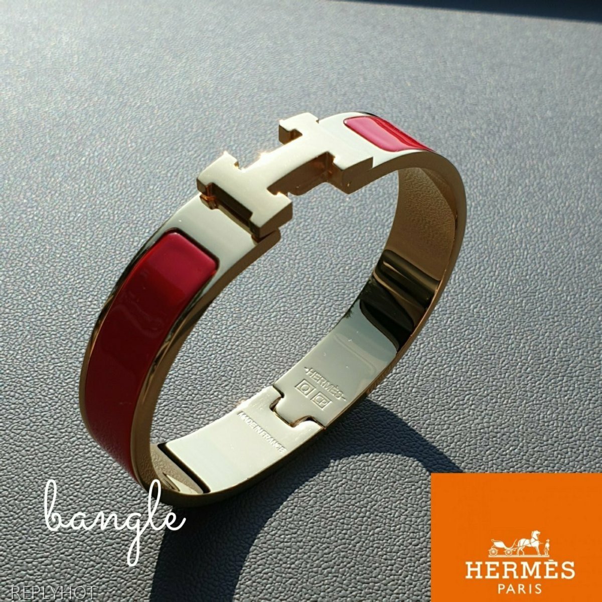 까르띠에 클릭아슈 뱅글 팔찌 레드 여성용