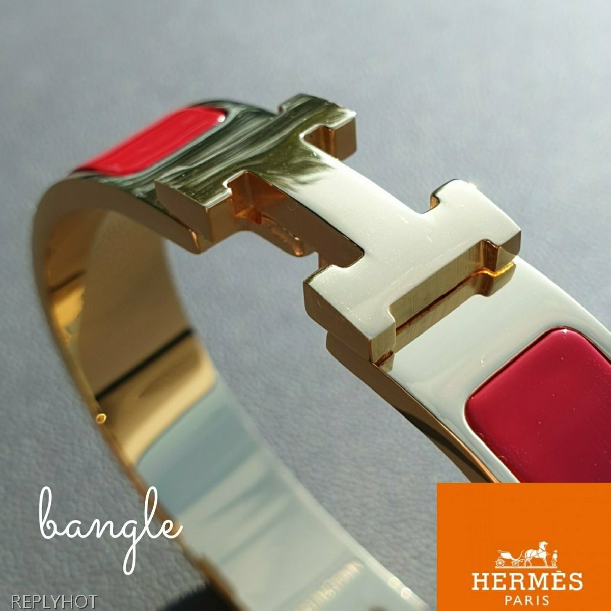 까르띠에 클릭아슈 뱅글 팔찌 레드 여성용