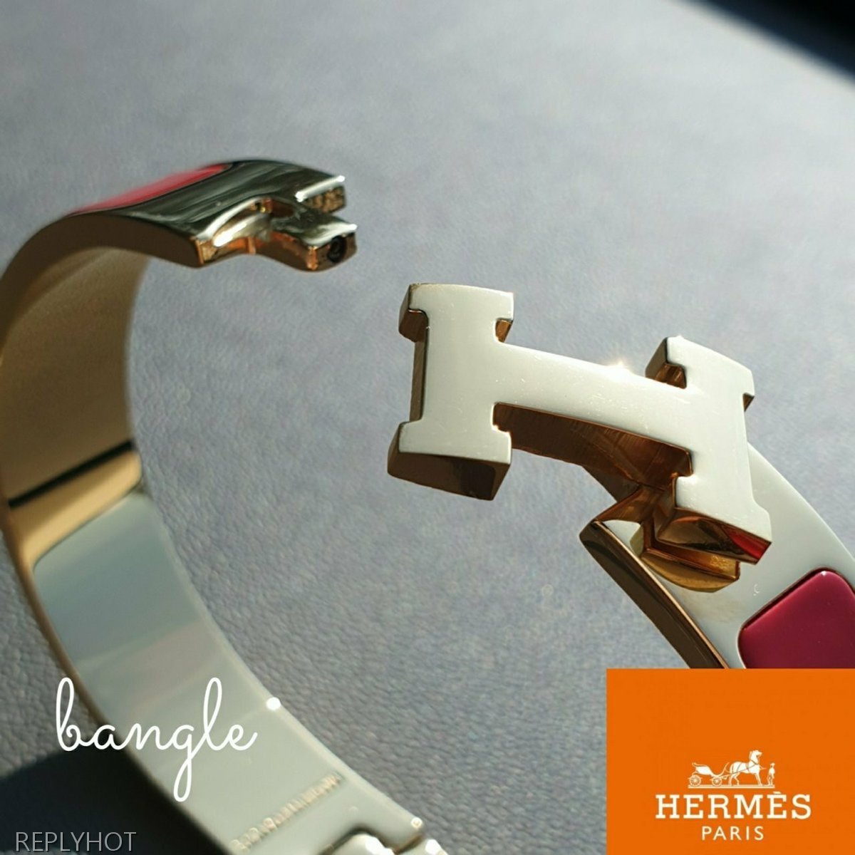 까르띠에 클릭아슈 뱅글 팔찌 레드 여성용