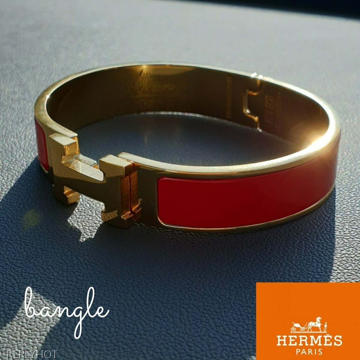 까르띠에 클릭아슈 뱅글 팔찌 레드 여성용