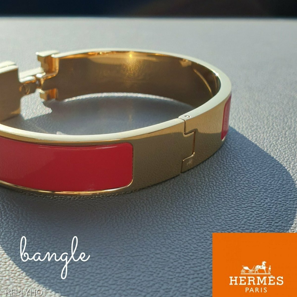 까르띠에 클릭아슈 뱅글 팔찌 레드 여성용