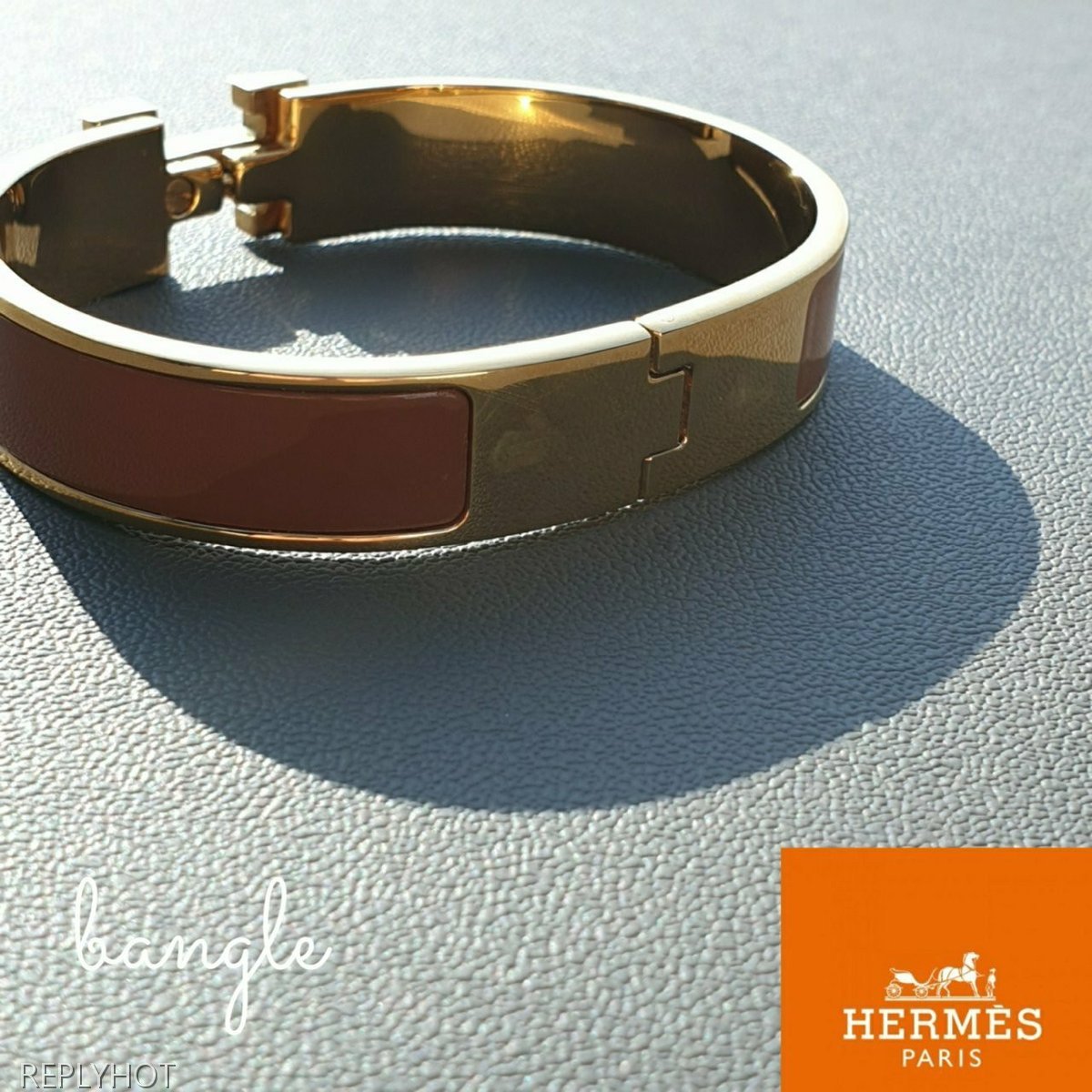 까르띠에 클릭아슈 뱅글 팔찌 커피브라운 여성용