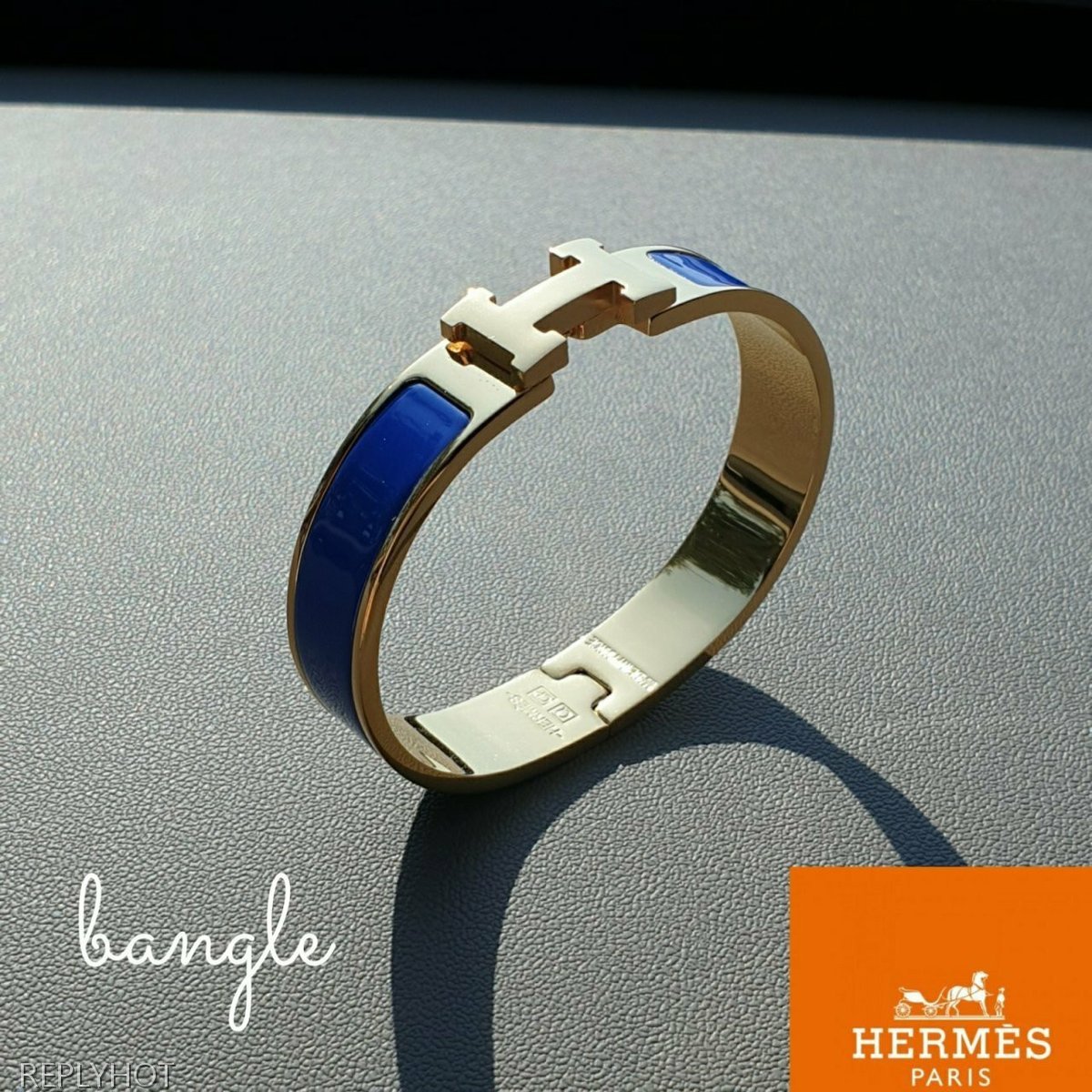 까르띠에 클릭아슈 뱅글 팔찌 네이비 여성용