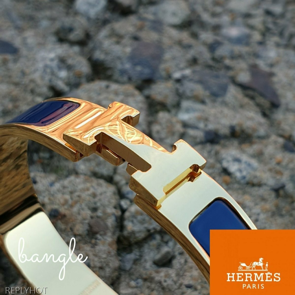 까르띠에 클릭아슈 뱅글 팔찌 네이비 여성용