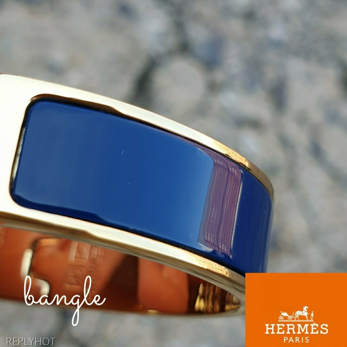 까르띠에 클릭아슈 뱅글 팔찌 네이비 여성용