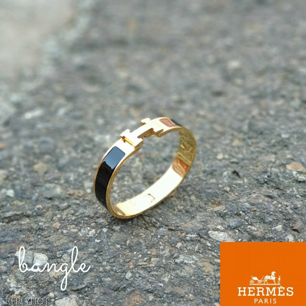 까르띠에 클릭아슈 뱅글 팔찌 블랙 여성용