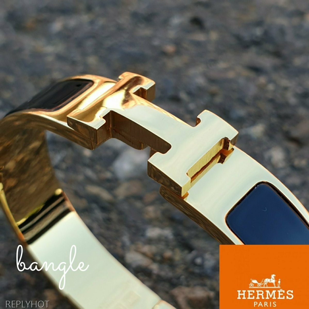 까르띠에 클릭아슈 뱅글 팔찌 블랙 여성용