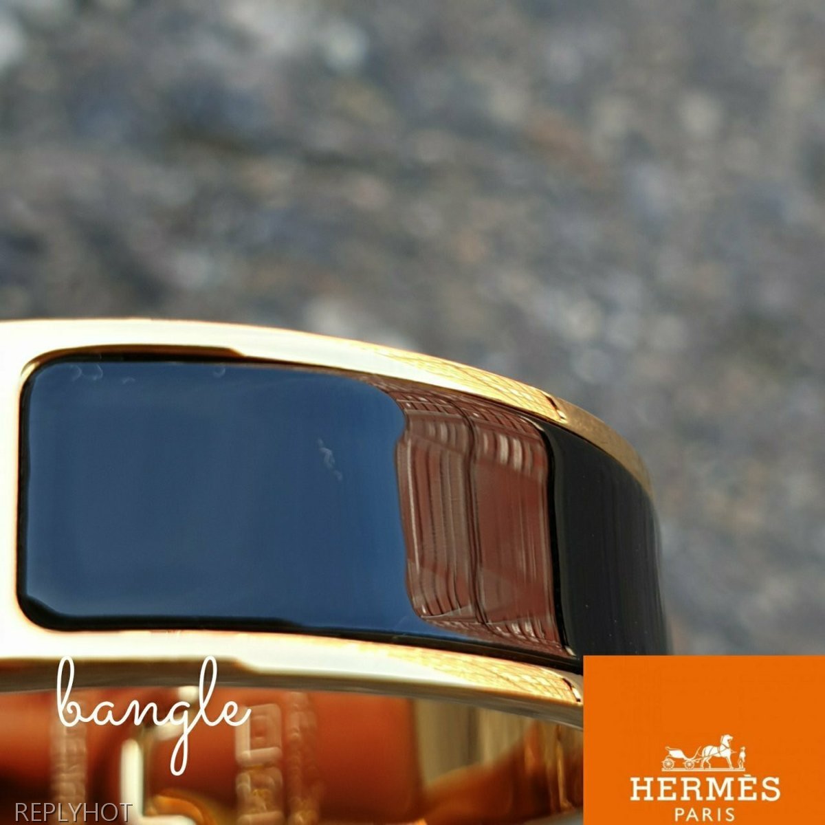 까르띠에 클릭아슈 뱅글 팔찌 블랙 여성용