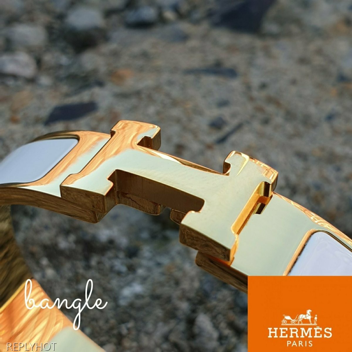 까르띠에 클릭아슈 뱅글 팔찌 화이트 여성용