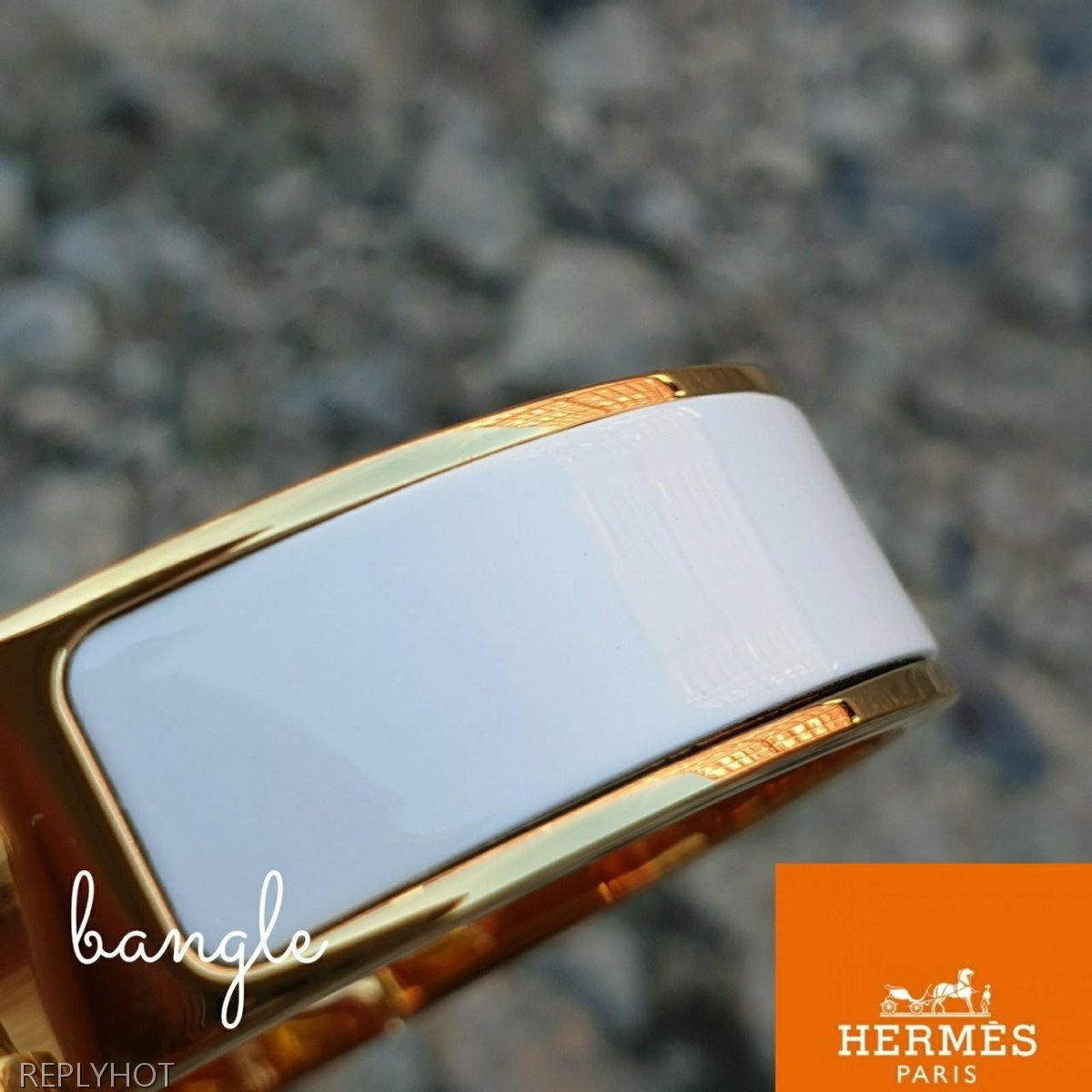 까르띠에 클릭아슈 뱅글 팔찌 화이트 여성용