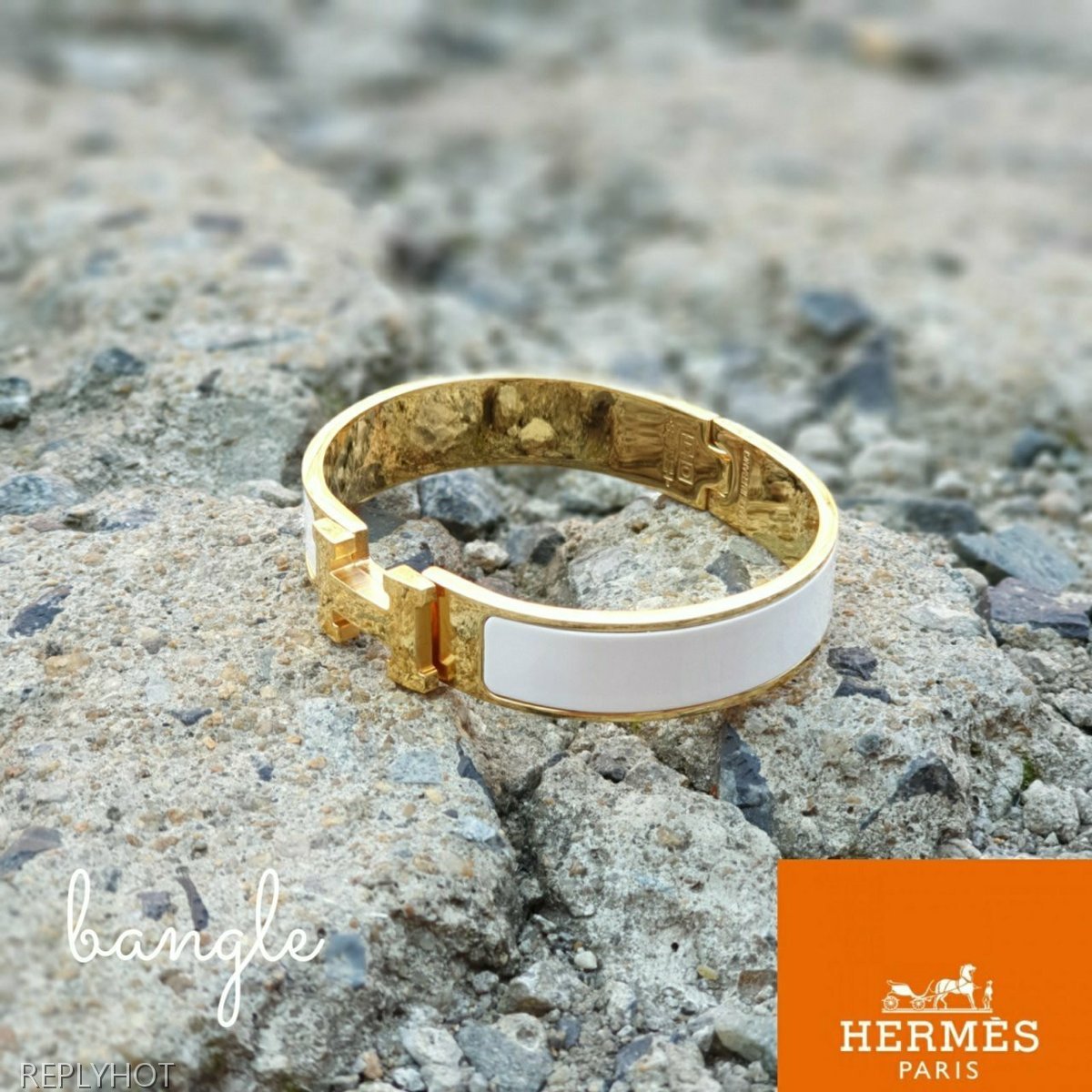 까르띠에 클릭아슈 뱅글 팔찌 화이트 여성용