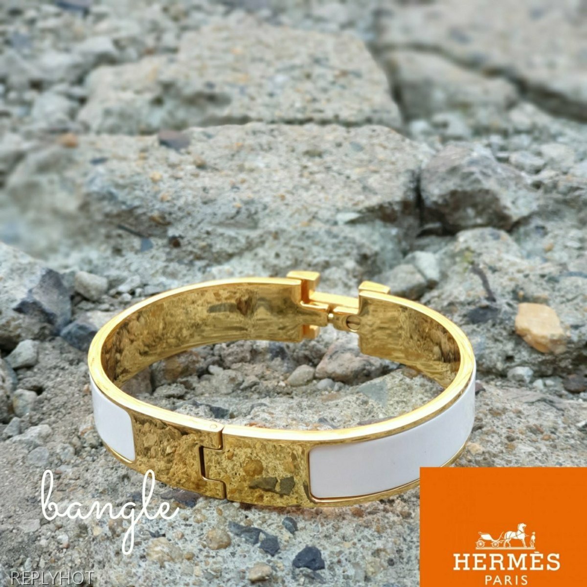 까르띠에 클릭아슈 뱅글 팔찌 화이트 여성용