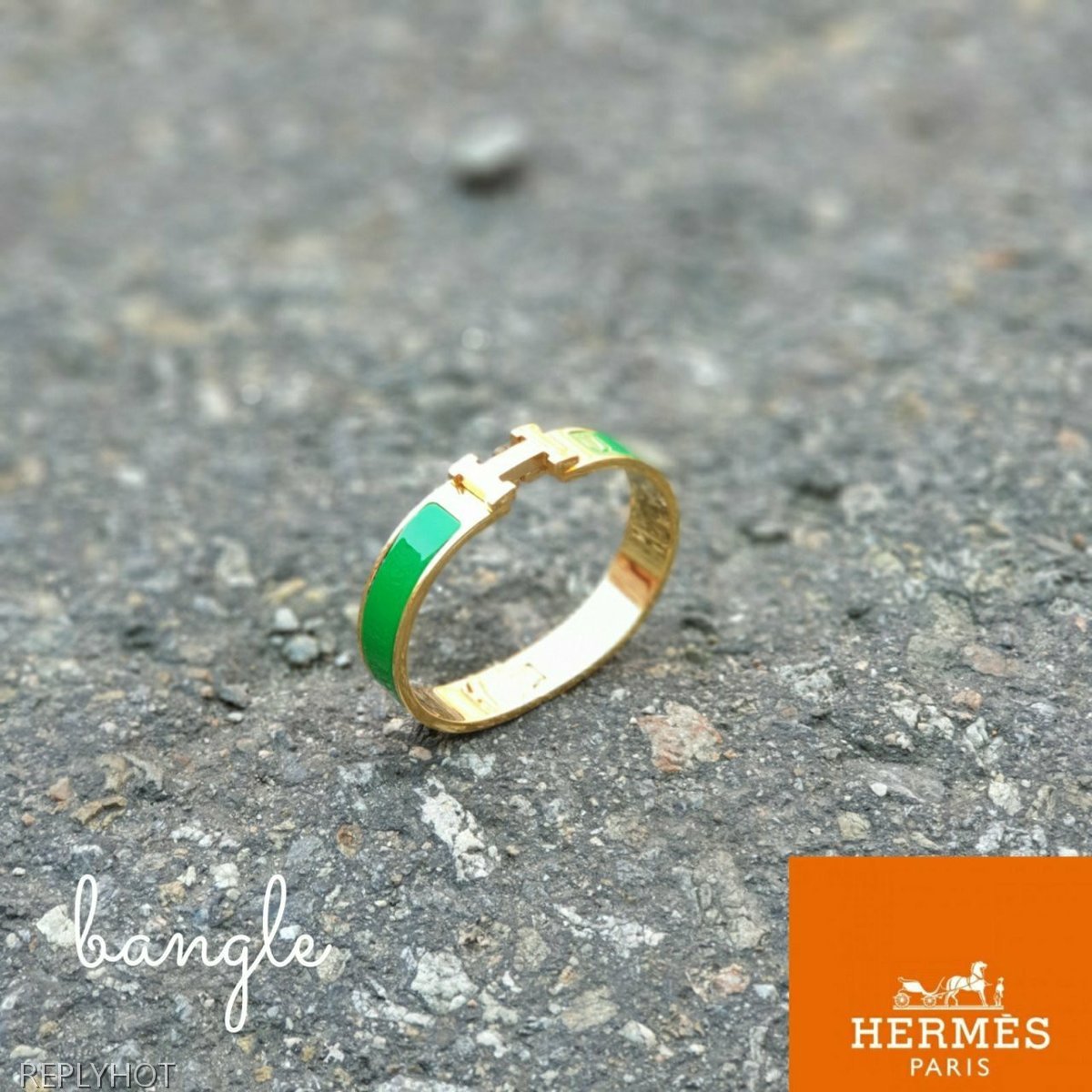 까르띠에 클릭아슈 뱅글 팔찌  그린 여성용