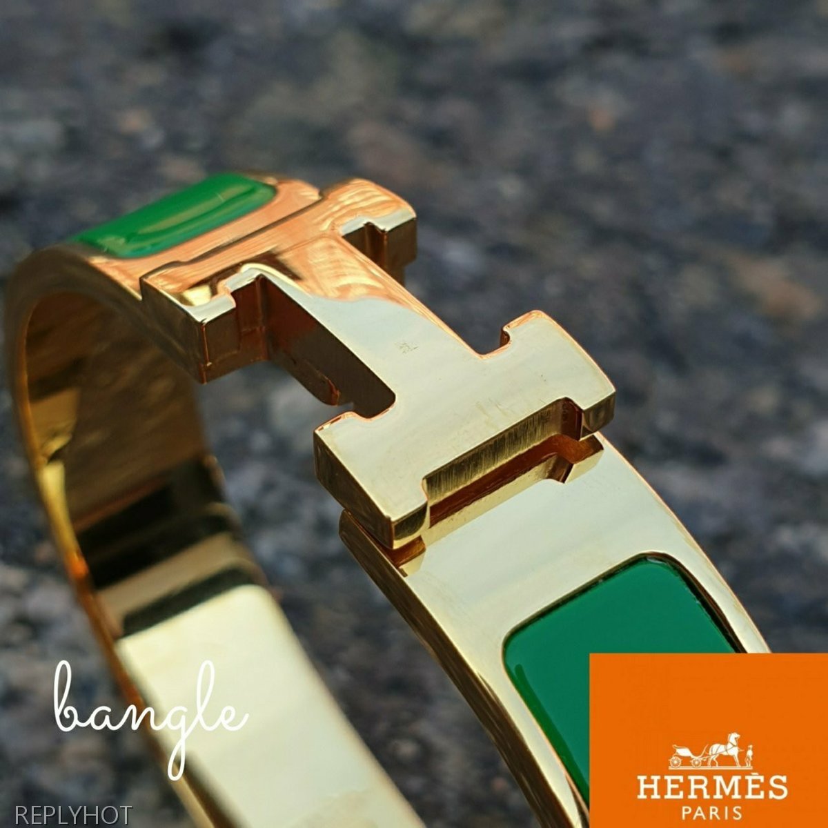 까르띠에 클릭아슈 뱅글 팔찌  그린 여성용