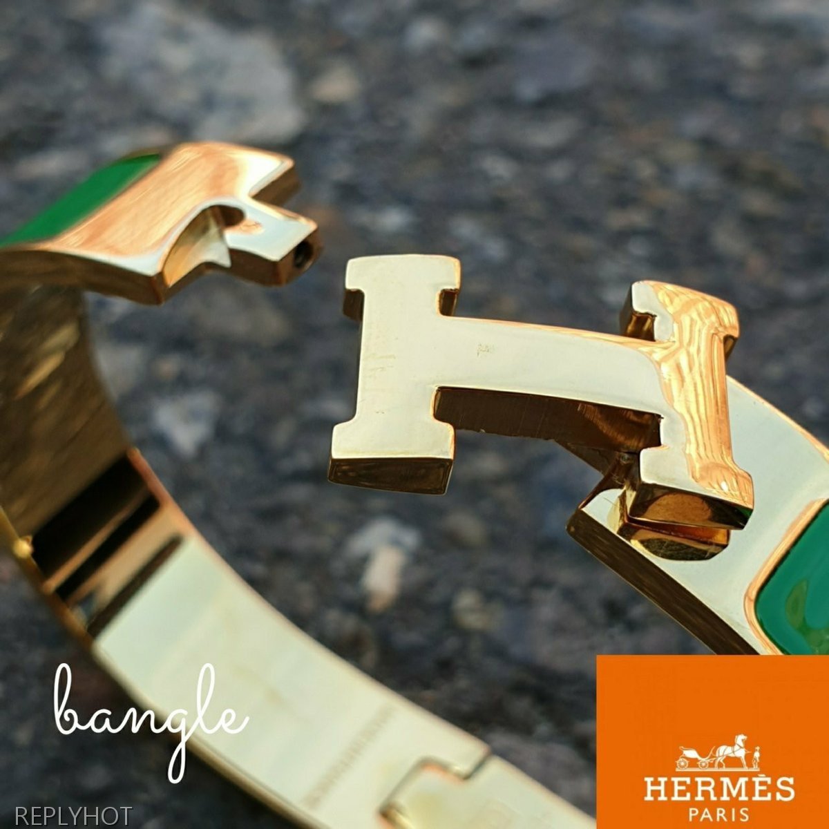 까르띠에 클릭아슈 뱅글 팔찌  그린 여성용