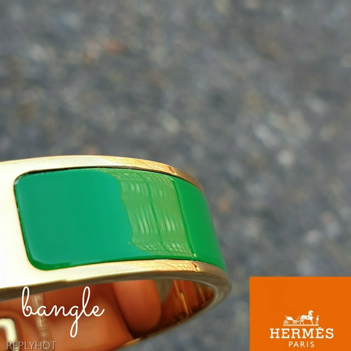 까르띠에 클릭아슈 뱅글 팔찌  그린 여성용