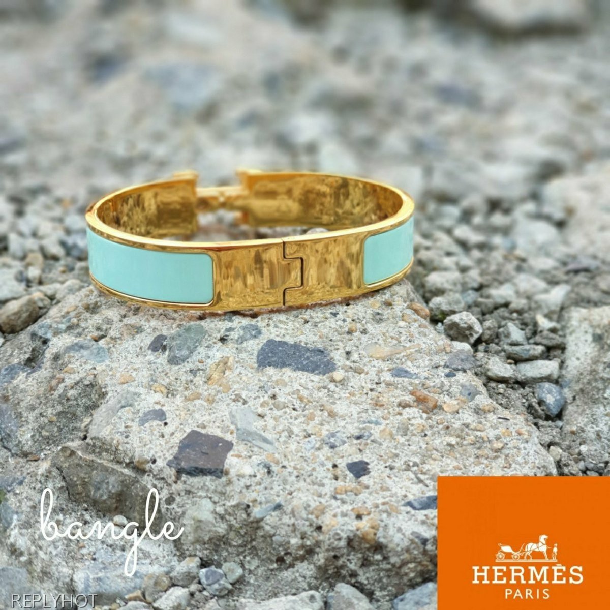 까르띠에 클릭아슈 뱅글 팔찌  스카이블루 여성용