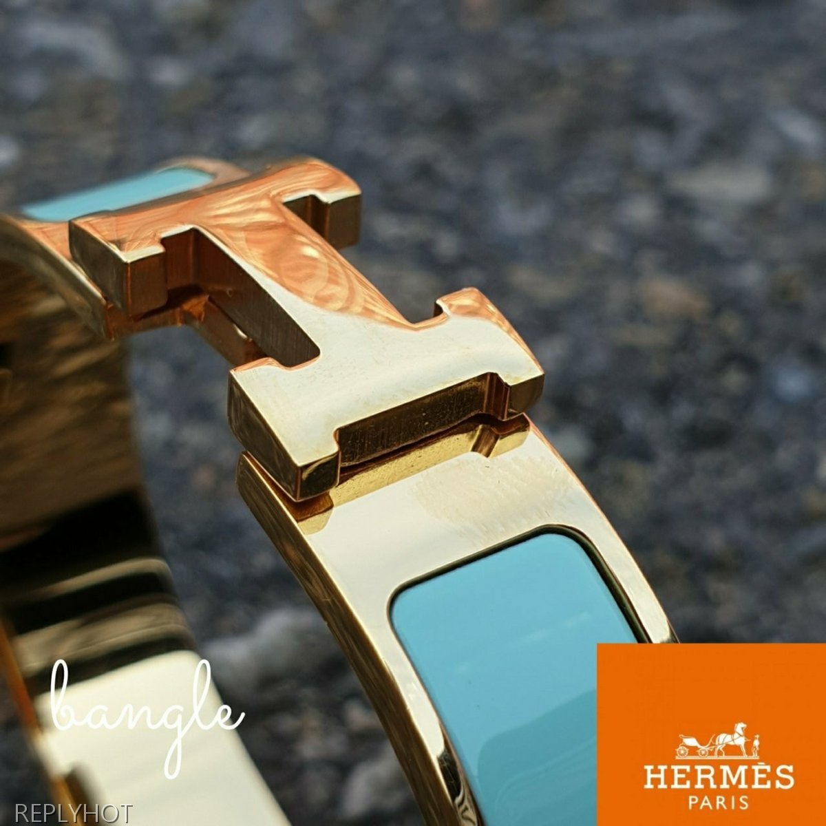 까르띠에 클릭아슈 뱅글 팔찌  스카이블루 여성용