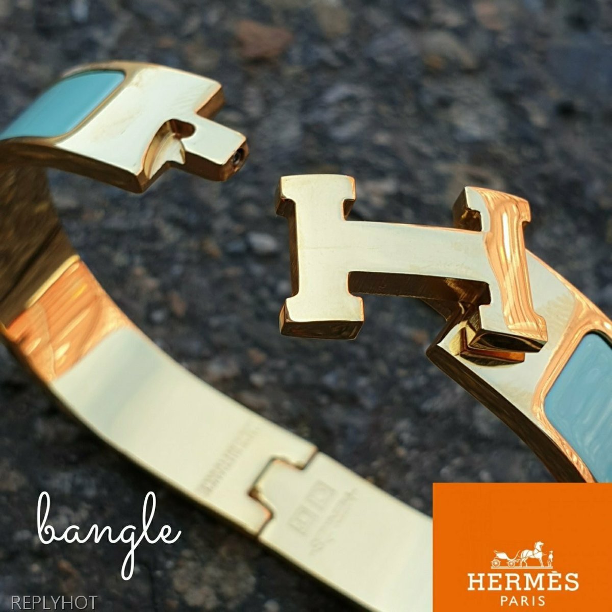 까르띠에 클릭아슈 뱅글 팔찌  스카이블루 여성용