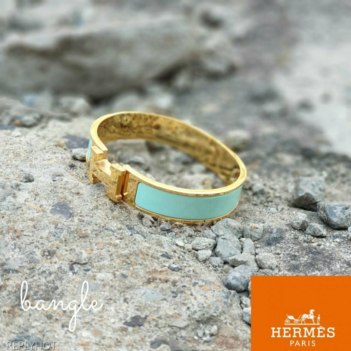 까르띠에 클릭아슈 뱅글 팔찌  스카이블루 여성용