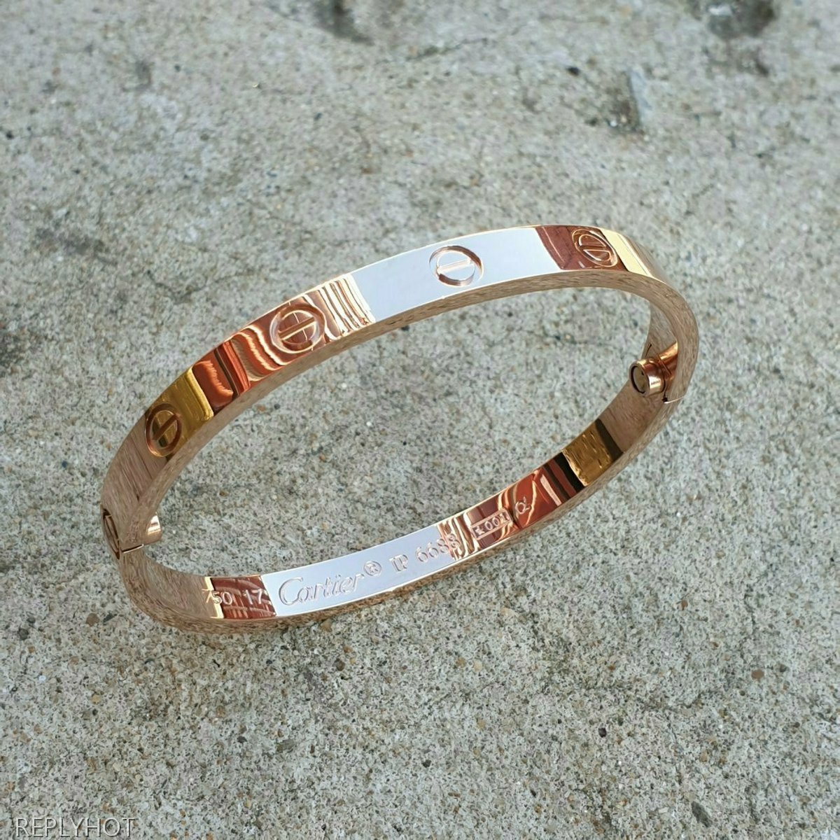 까르띠에 러브팔찌 로즈골드 여성용