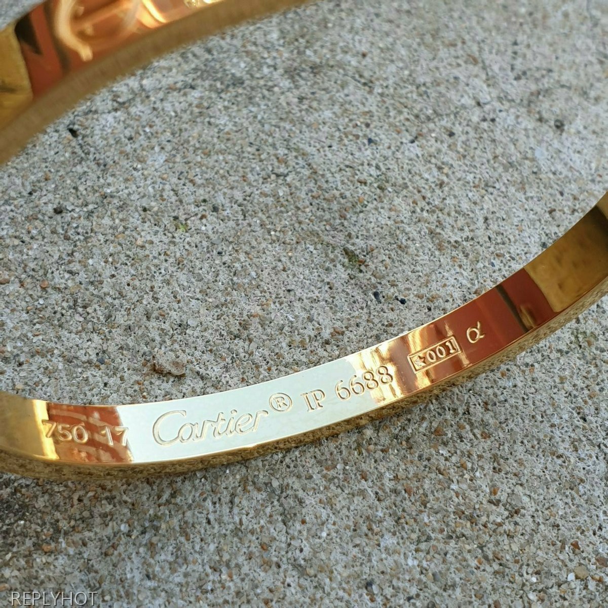 까르띠에 러브팔찌 골드 여성용