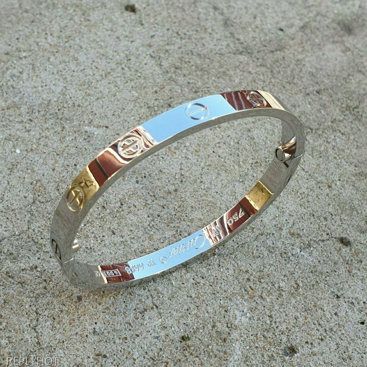 까르띠에 러브팔찌 실버 여성용