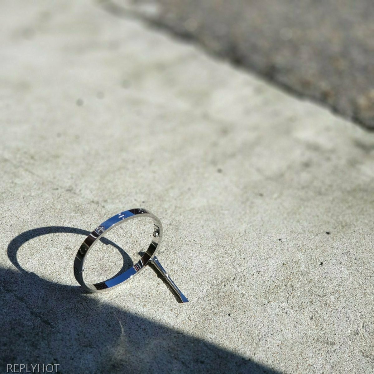 까르띠에 러브팔찌 실버 여성용