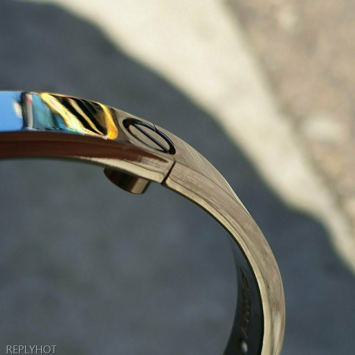 까르띠에 러브팔찌 큐빅 실버  여성용